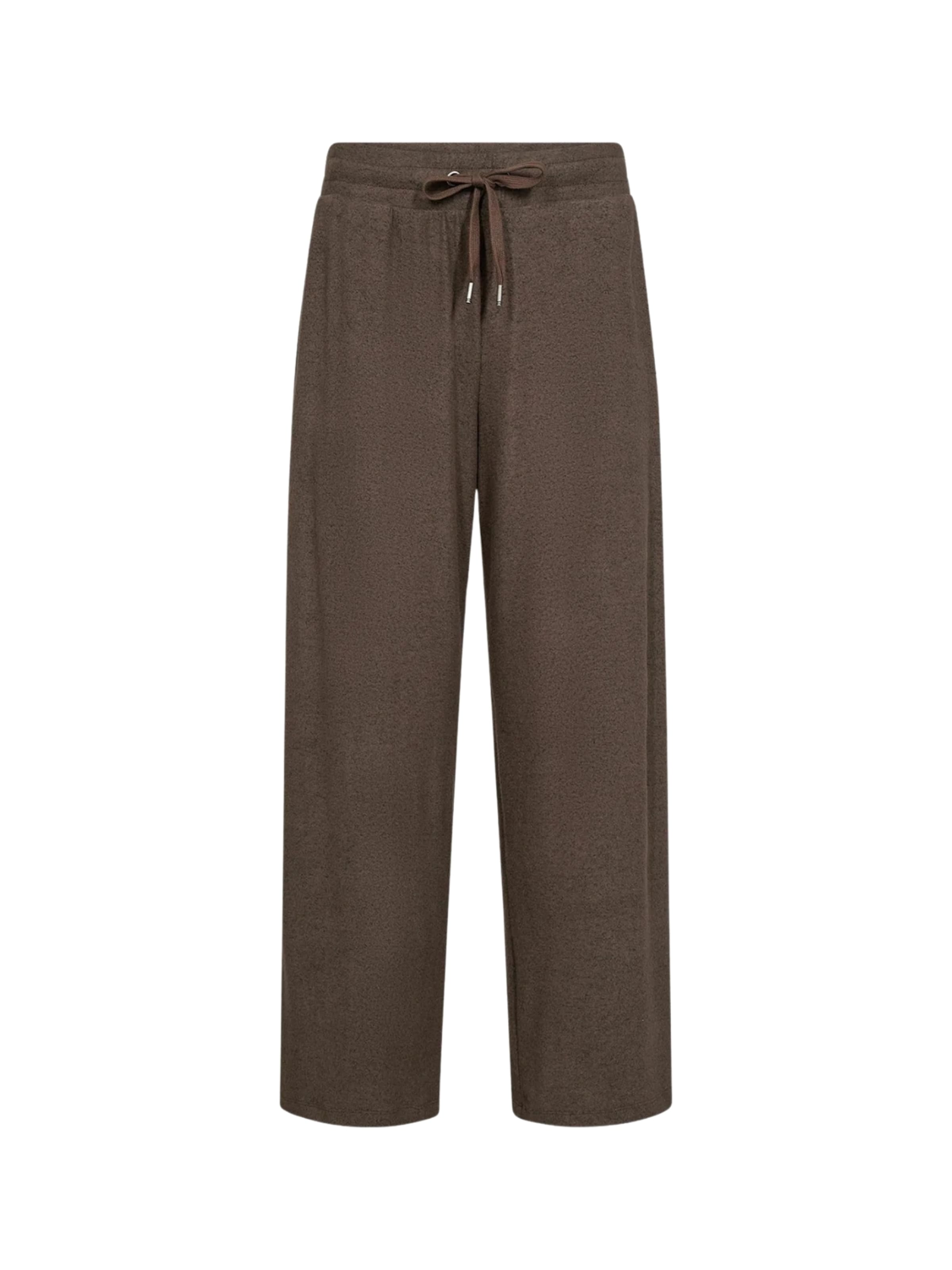 Soyaconcept Wide leg Broek 'BIARA' in Bruin: voorkant