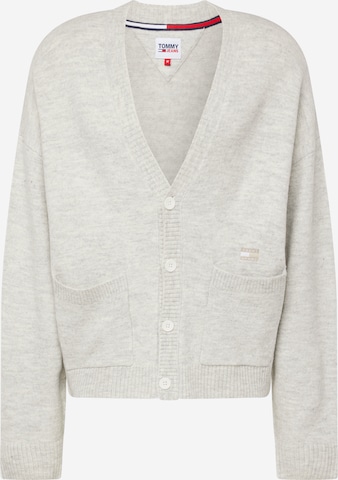 Tommy Jeans Knit cardigan in White: front
