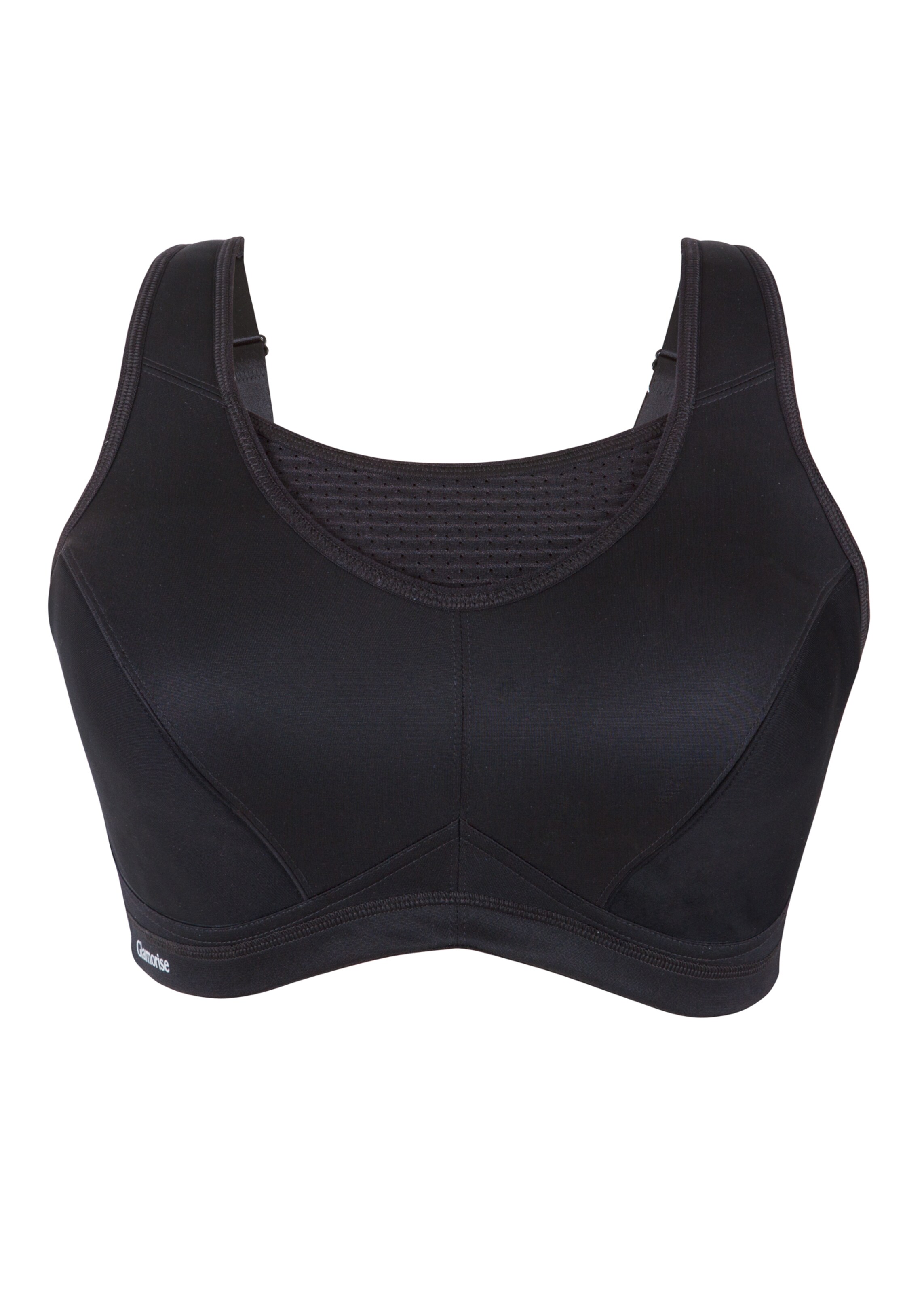 GLAMORISE Bralette Bra in Black: front