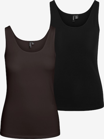 VERO MODA Top 'VMMAXI' in Bruin: voorkant