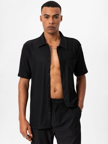 Regular fit Cămașă de la Antioch pe negru