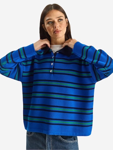 Bianco Lucci Pullover 'Pullover'‌‌‌‌ in Blau