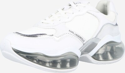 Karl Lagerfeld Baskets basses 'VENTURA 2' en argent / blanc, Vue avec produit