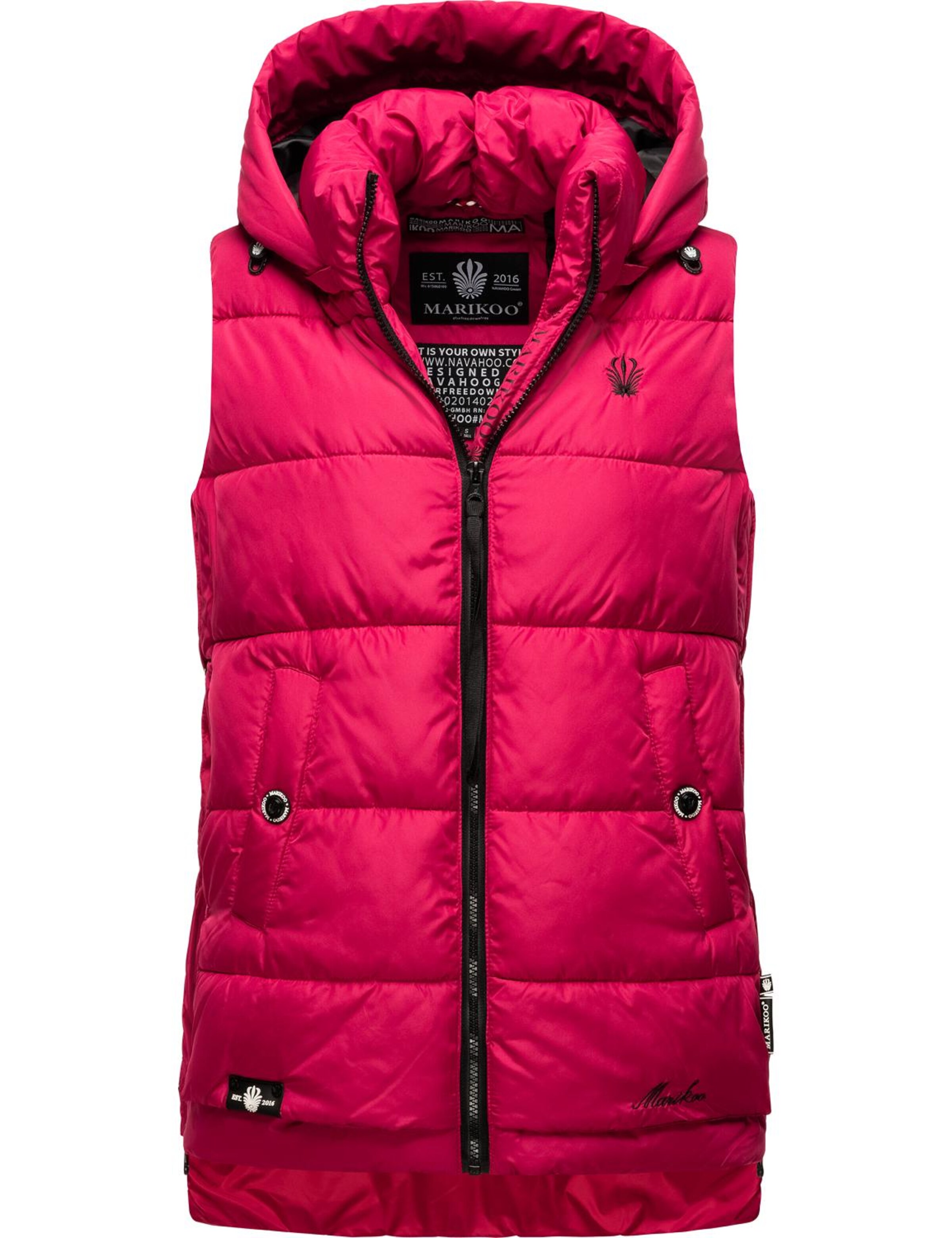 MARIKOO Bodywarmer &#x27;Zarinaa&#x27; in Roze: voorkant