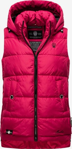 MARIKOO Bodywarmer 'Zarinaa' in Roze: voorkant