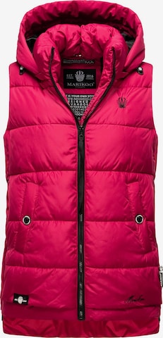 Gilet 'Zarinaa' MARIKOO en rose : devant