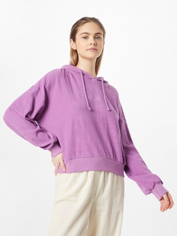 BILLABONG Sweatshirt 'HIT THE WAVES' in Purple: front