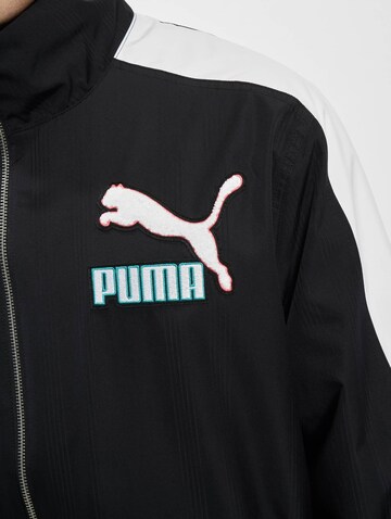 PUMA Übergangsjacke 'T7 Fandom' in Schwarz