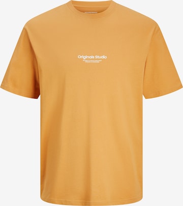 JACK & JONES T-shirt 'JORVesterbro' i gul: framsida