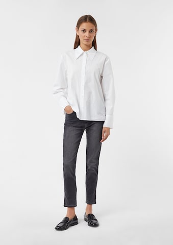 Skinny Jean comma casual identity en gris : devant