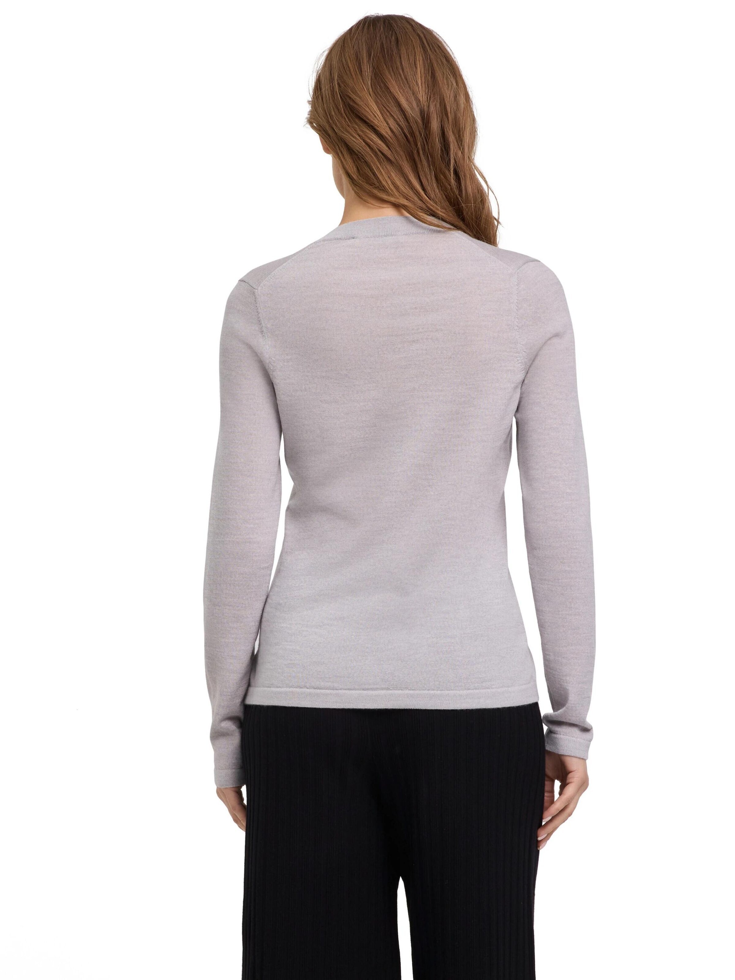 FALKE Pullover 'Pure Merino Wool'‌‌‌‌‌‌‌‌ in Grau