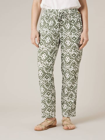 Loosefit Pantalon 'Manola' Deeluxe en vert : devant