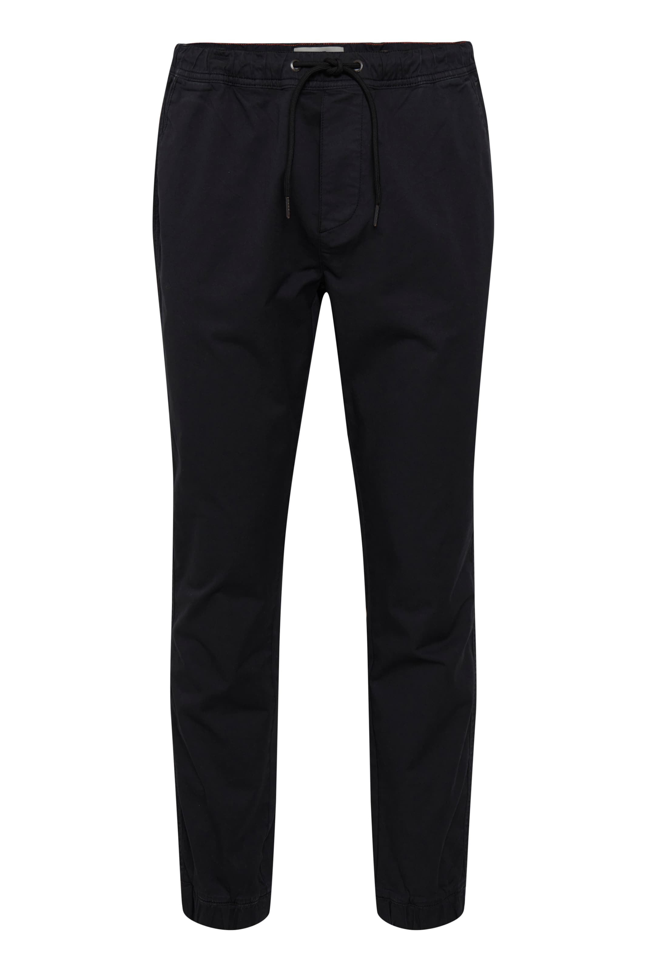 BLEND Tapered Trousers in Black: front