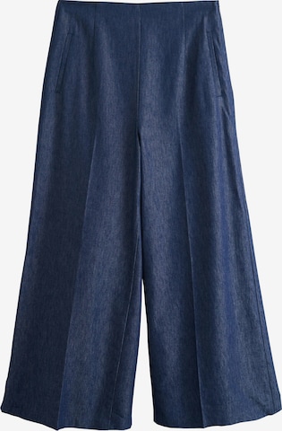 Next Wide Leg Suorat housut värissä sininen: etupuoli