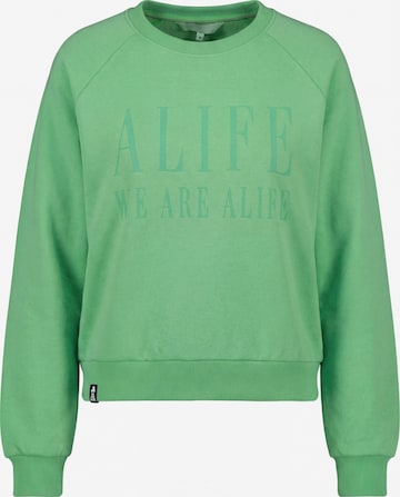 alife & kickin Sweatshirt 'ThyraAK P' in Grün: Vorderseite