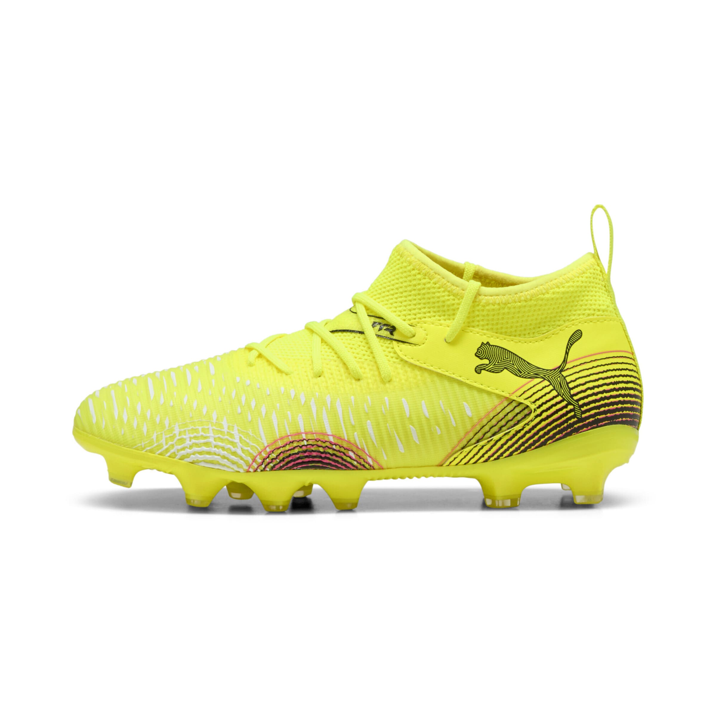 PUMA Athletic Shoes 'Future 8 Match' in Yellow: front