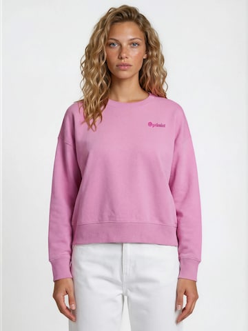 PSTV MND Sweatshirt 'Optimist'‌‌‌‌‌‌‌‌ in Pink: Vorderseite