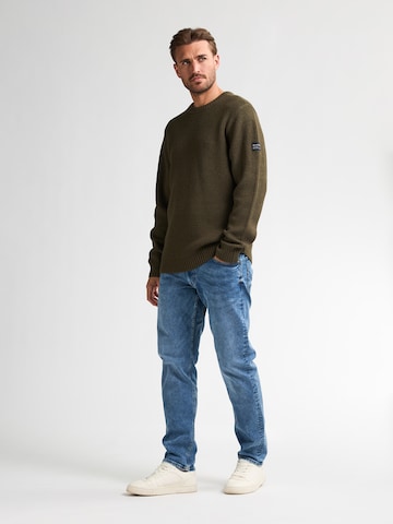 Petrol Industries Pullover in Grün