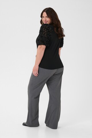 T-shirt 'KClucinda' KAFFE CURVE en noir