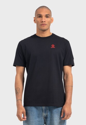 Oldskull T-Shirt 'Asian Neon Djane' in Schwarz