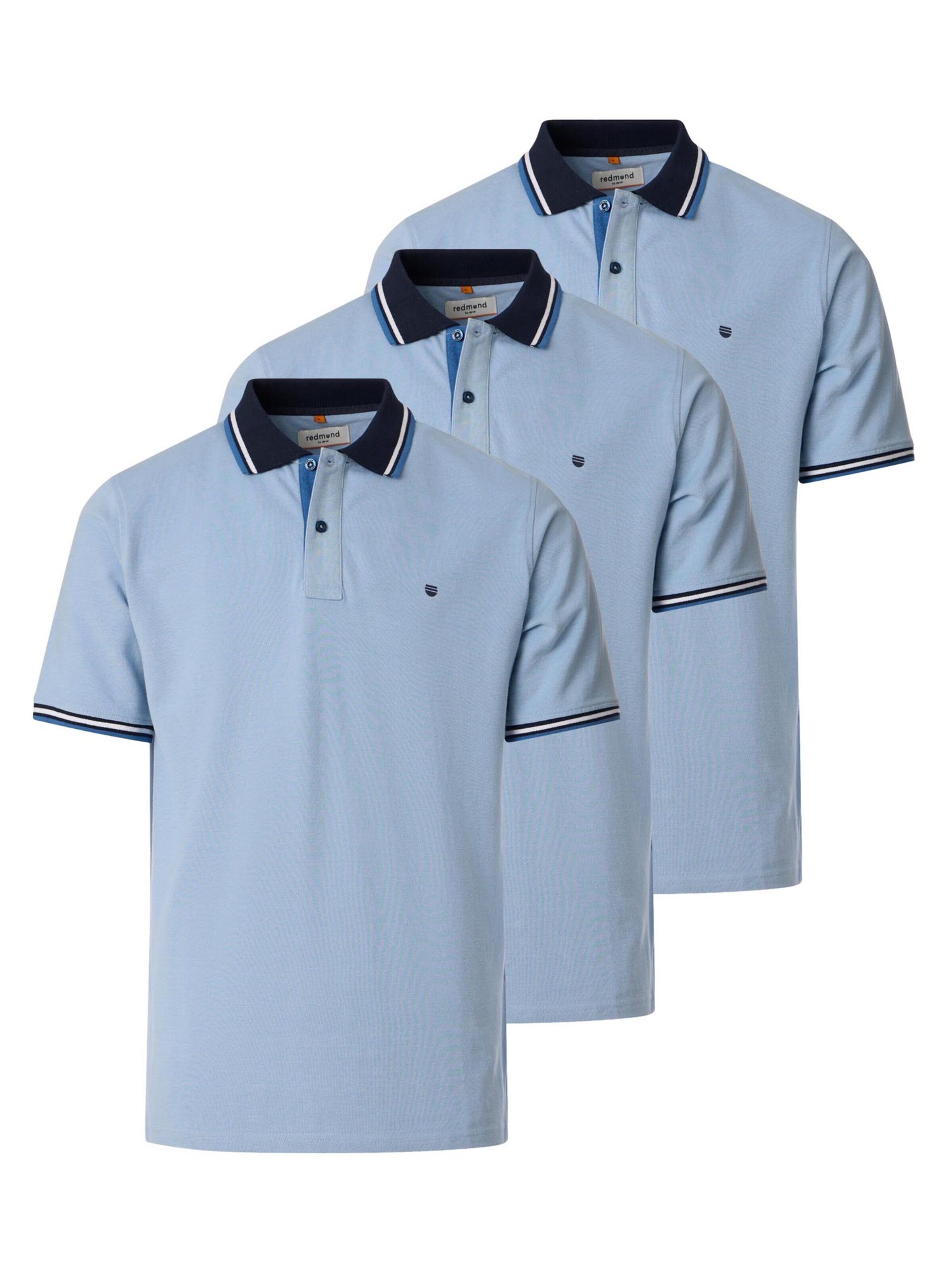 redmond Shirt 'Basic' in Blue: front