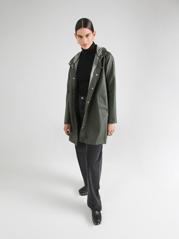 Stutterheim Between-Seasons Coat in Green