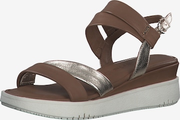 TAMARIS Strap Sandals in Brown: front