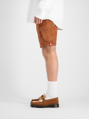 Slimfit Pantaloni cargo 'Combat' di ALPHA INDUSTRIES in marrone