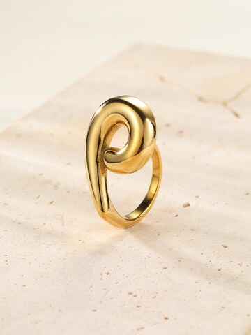 Hey Happiness Ring 'Knot Open' in Gold