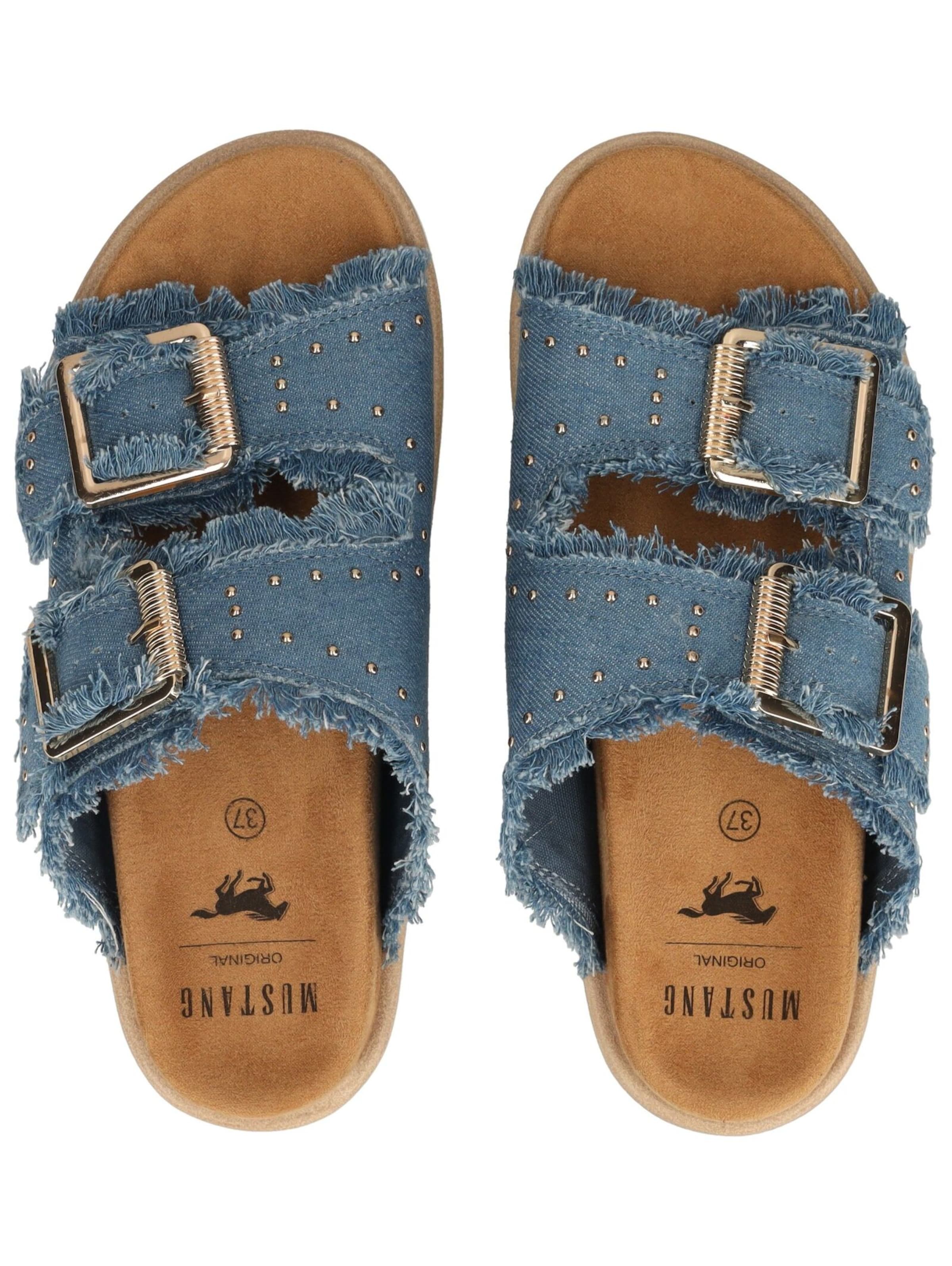 MUSTANG Muiltjes in Blauw