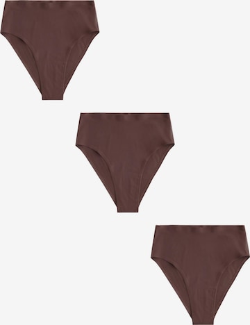 Slip Next en marron : devant