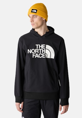 THE NORTH FACE Sweatshirt 'TEKNO' in Zwart: voorkant