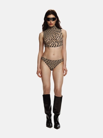 EKCENTRIK Top 'Thunderbeats Tattoo'‌‌‌‌‌‌‌‌‌‌ in Beige