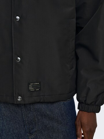 Veste mi-saison 'ONSGabriel' Only & Sons en noir