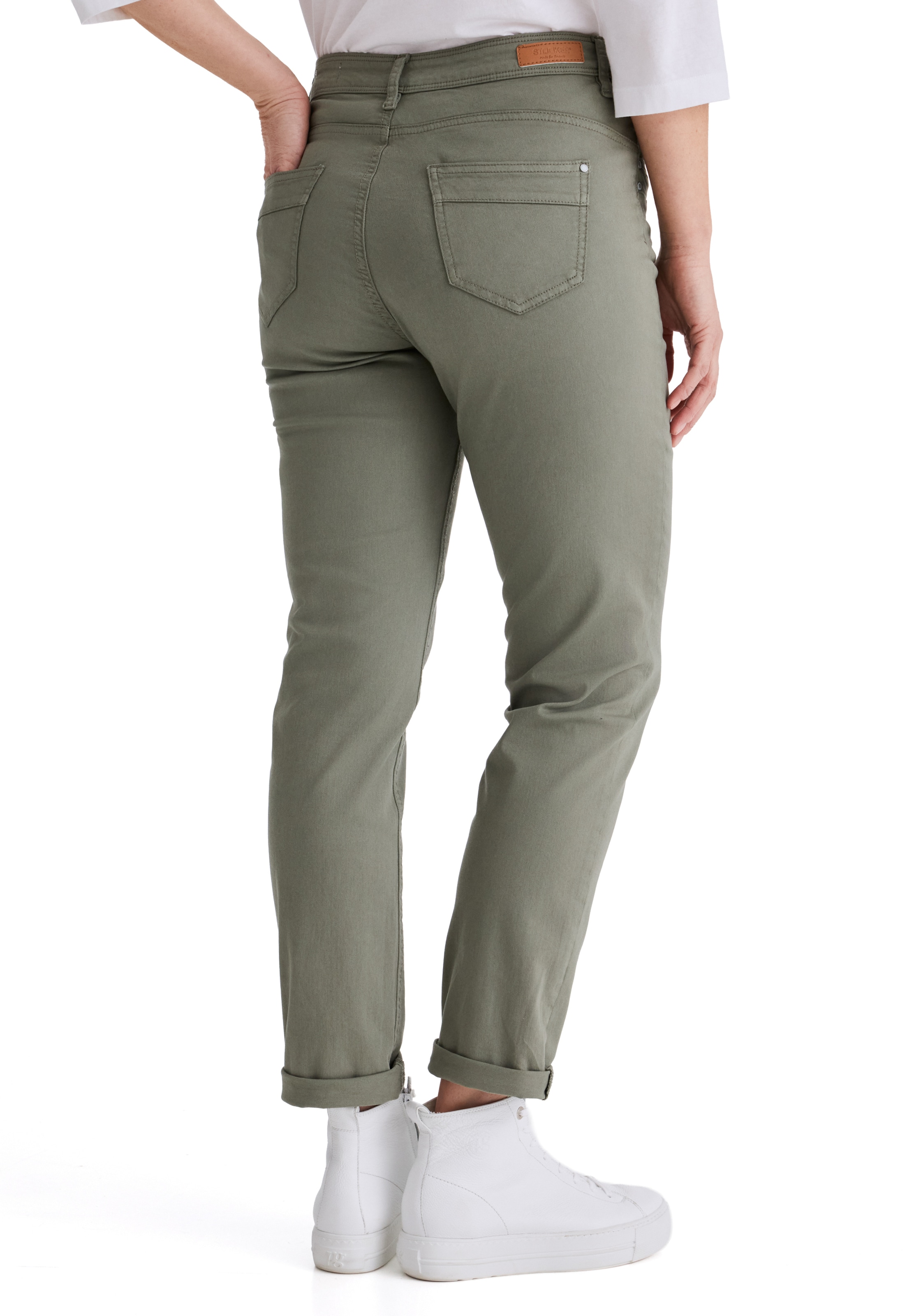 Coupe slim Jean 'Davos' STOOKER WOMEN en vert