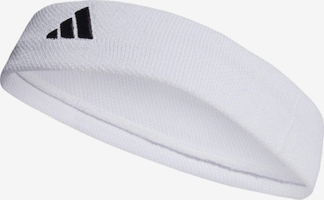 Bandeau de transpiration ADIDAS PERFORMANCE en blanc : devant