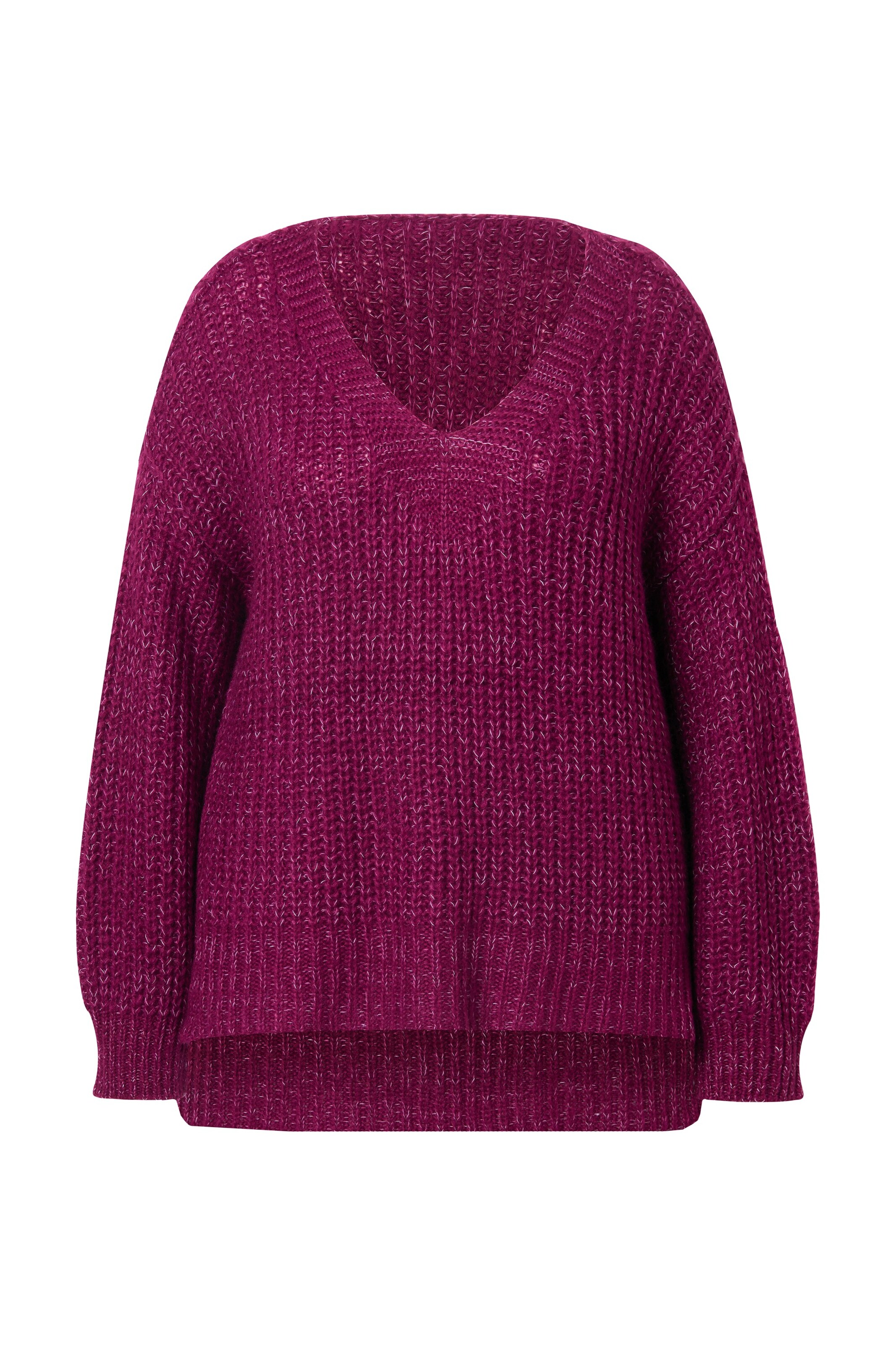 Janet & Joyce Sweater in Purple: front