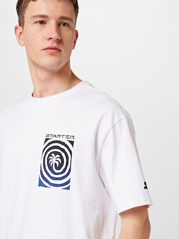 T-Shirt 'Palm' Starter Black Label en blanc