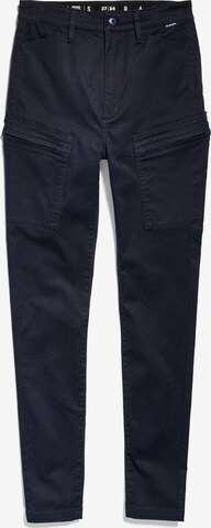 Pantalon cargo G-Star RAW en bleu : devant