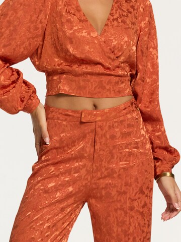 Shiwi Loosefit Παντελόνι σε πορτοκαλί