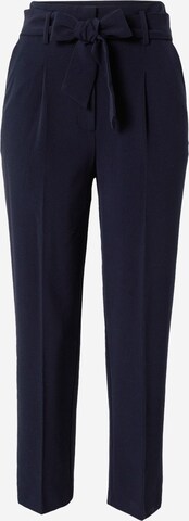 Regular Pantalon à plis Warehouse en bleu : devant