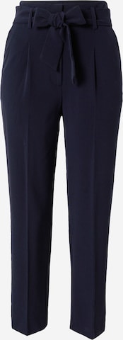 Pantalon à plis Warehouse en bleu : devant