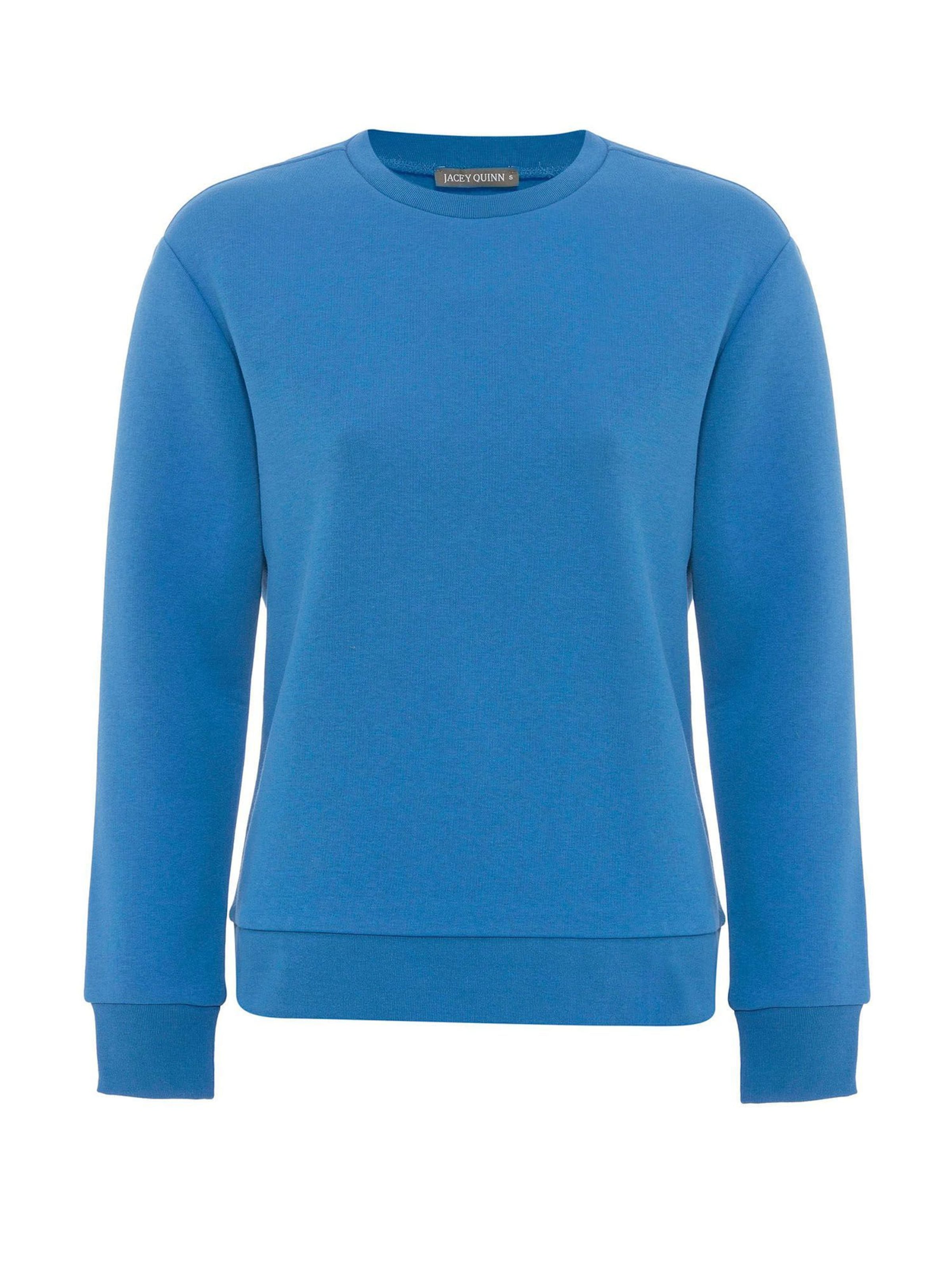Jacey Quinn Sweatshirt in Blue: front
