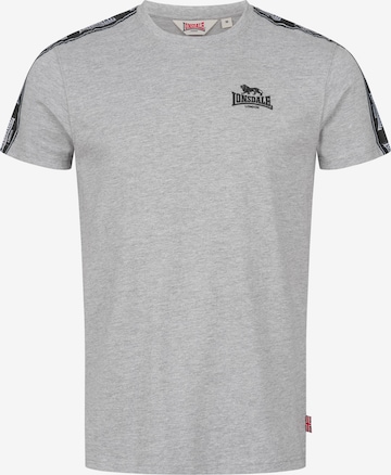 LONSDALE Majica 'BRINDISTER' | siva barva: sprednja stran