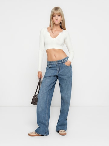 G-STAR Wide Leg Jeans 'Judee' i blå