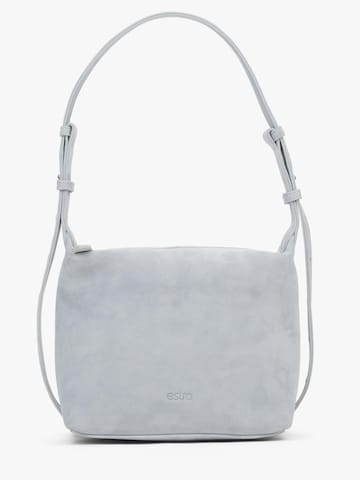 Estro Schultertasche '9811' in Blau: Vorderseite