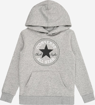 CONVERSE Sweater majica u siva / crna / bijela, Pregled proizvoda