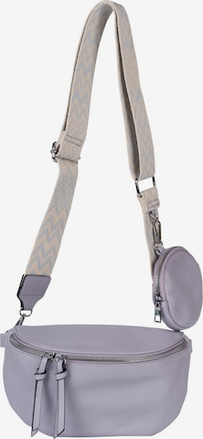 styleBREAKER Crossbody bag '2-Teiliges Set Halbmond Crossbody Bag' in Purple: front