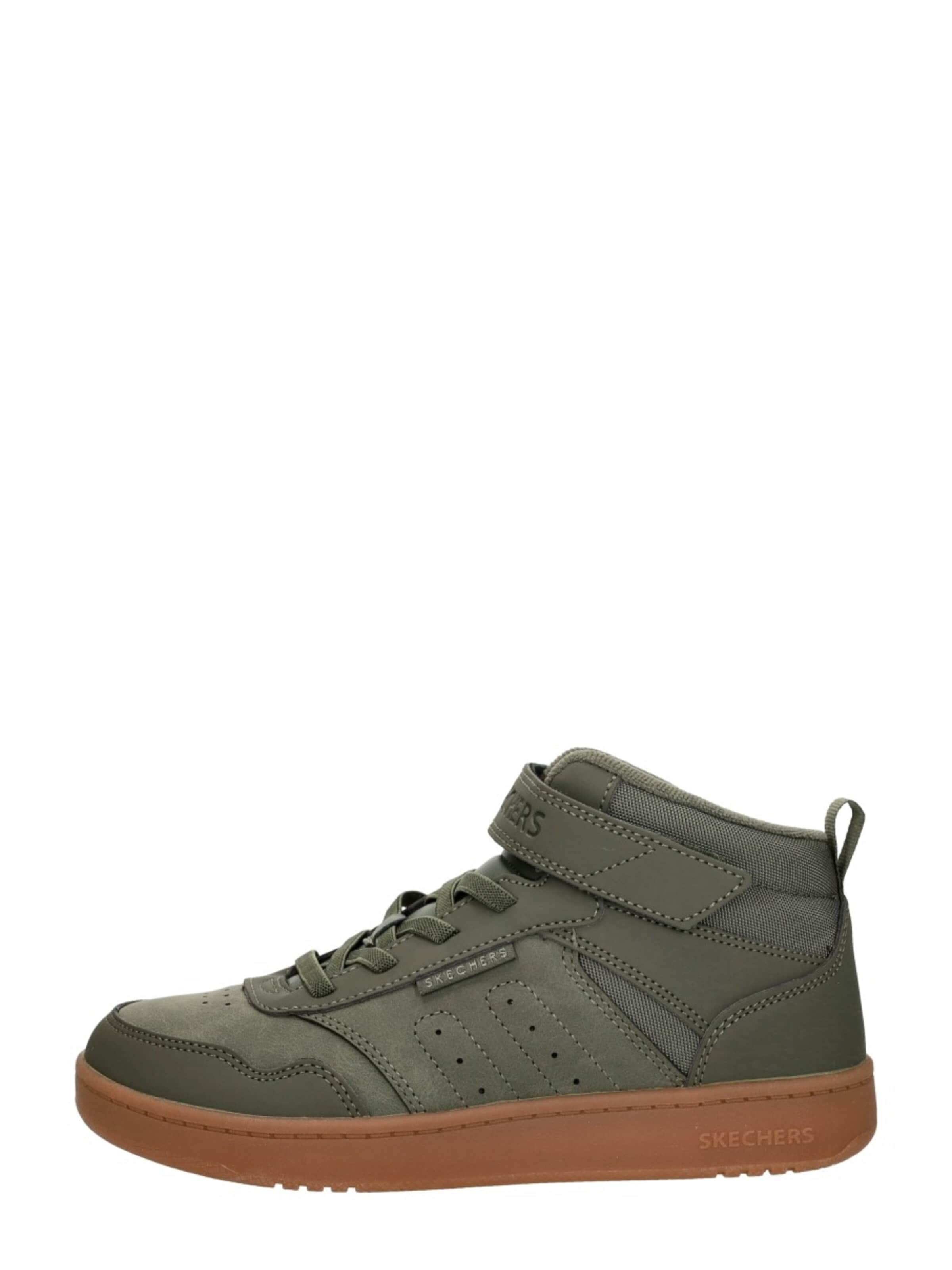 SKECHERS Sneakers 'Quick Street' in Groen: voorkant