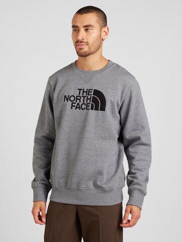 Felpa 'DREW PEAK' di THE NORTH FACE in grigio: frontale